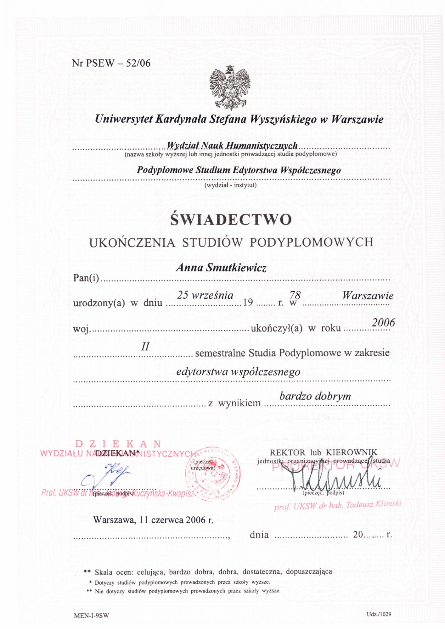 Świadectwo