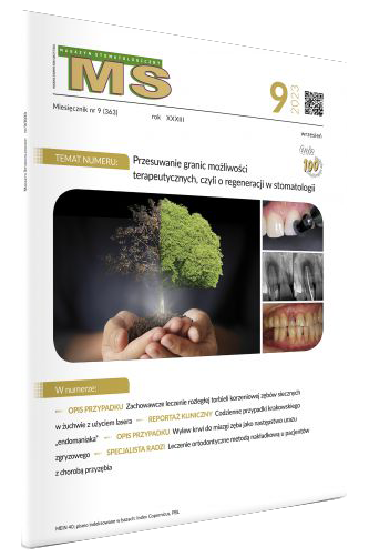 Okładka "Magazynu Stomatologicznego"