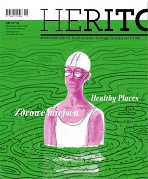 Okładka czasopisma "Herito nr 51-52 Zdrowe miejsca"