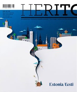 Okładka czasopisma "Herito nr 54-55 Estonia"